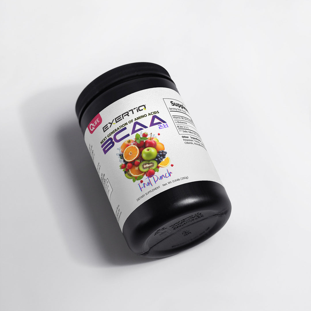 BCAA Shock Powder (Fruit Punch) - QLIFE Wellness