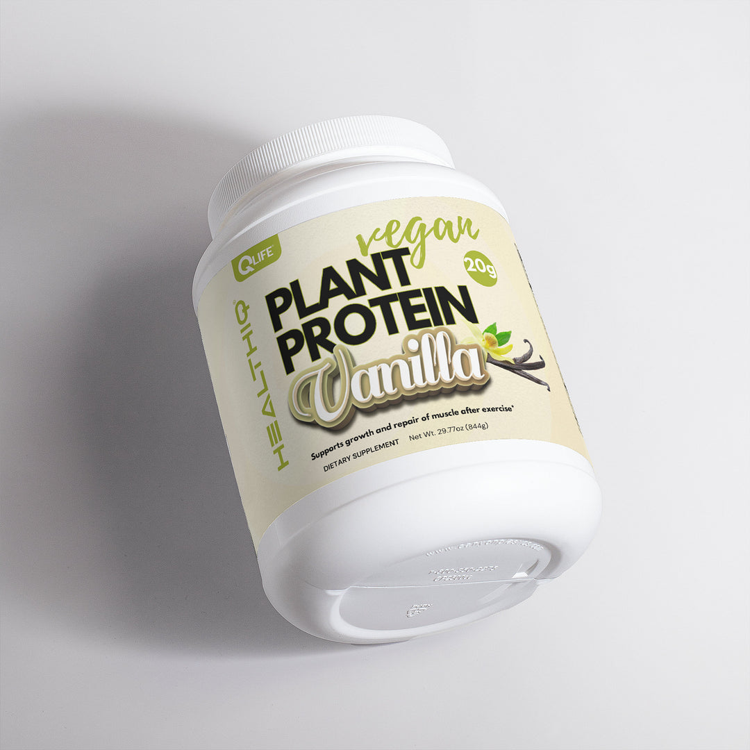 HEALTHIQ Plant Protein (Vanilla) - QLIFE Wellness