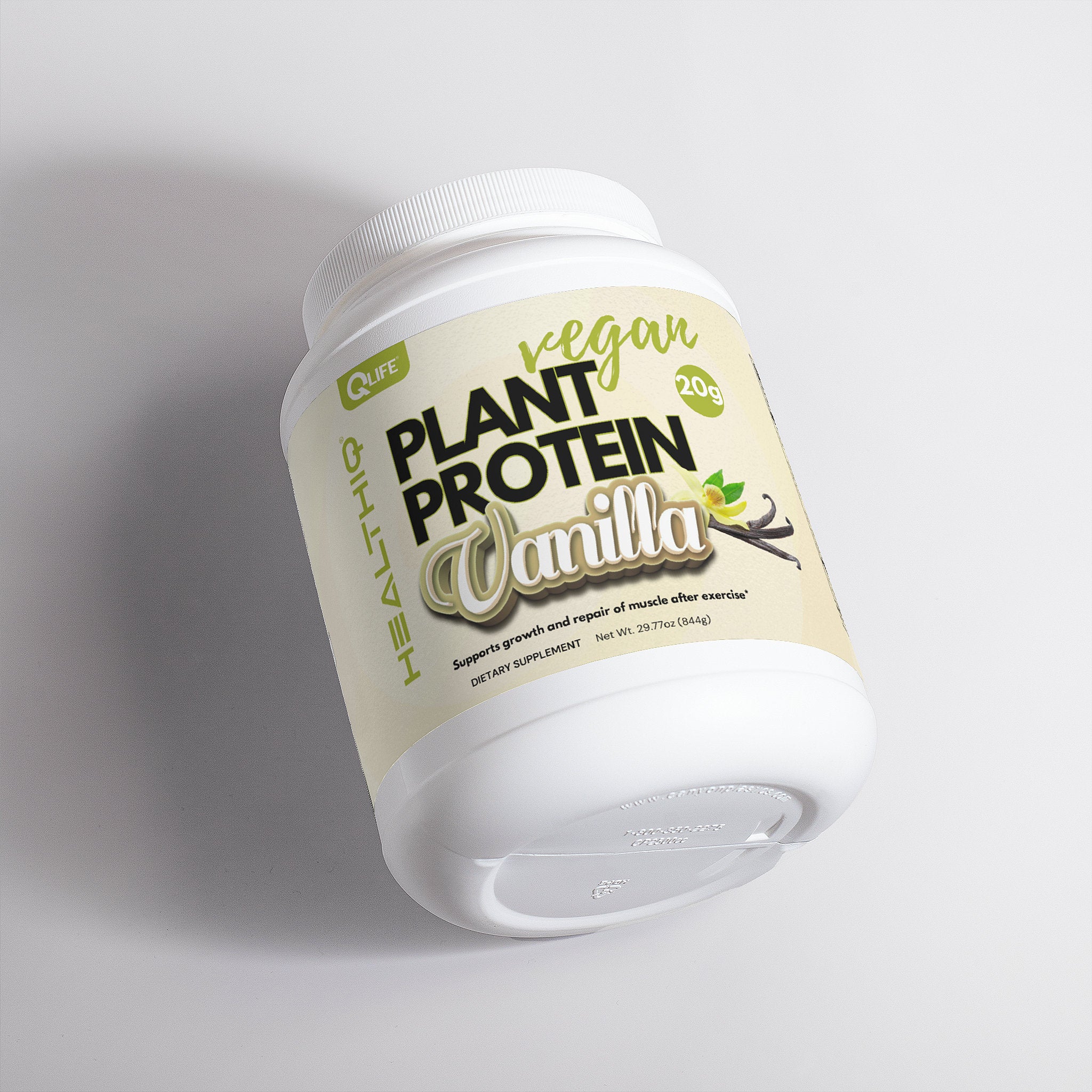 HEALTHIQ Plant Protein (Vanilla) - QLIFE Wellness