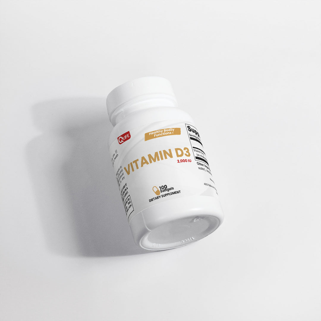 QLIFE Vitamin D3 2,000 IU - QLIFE Wellness