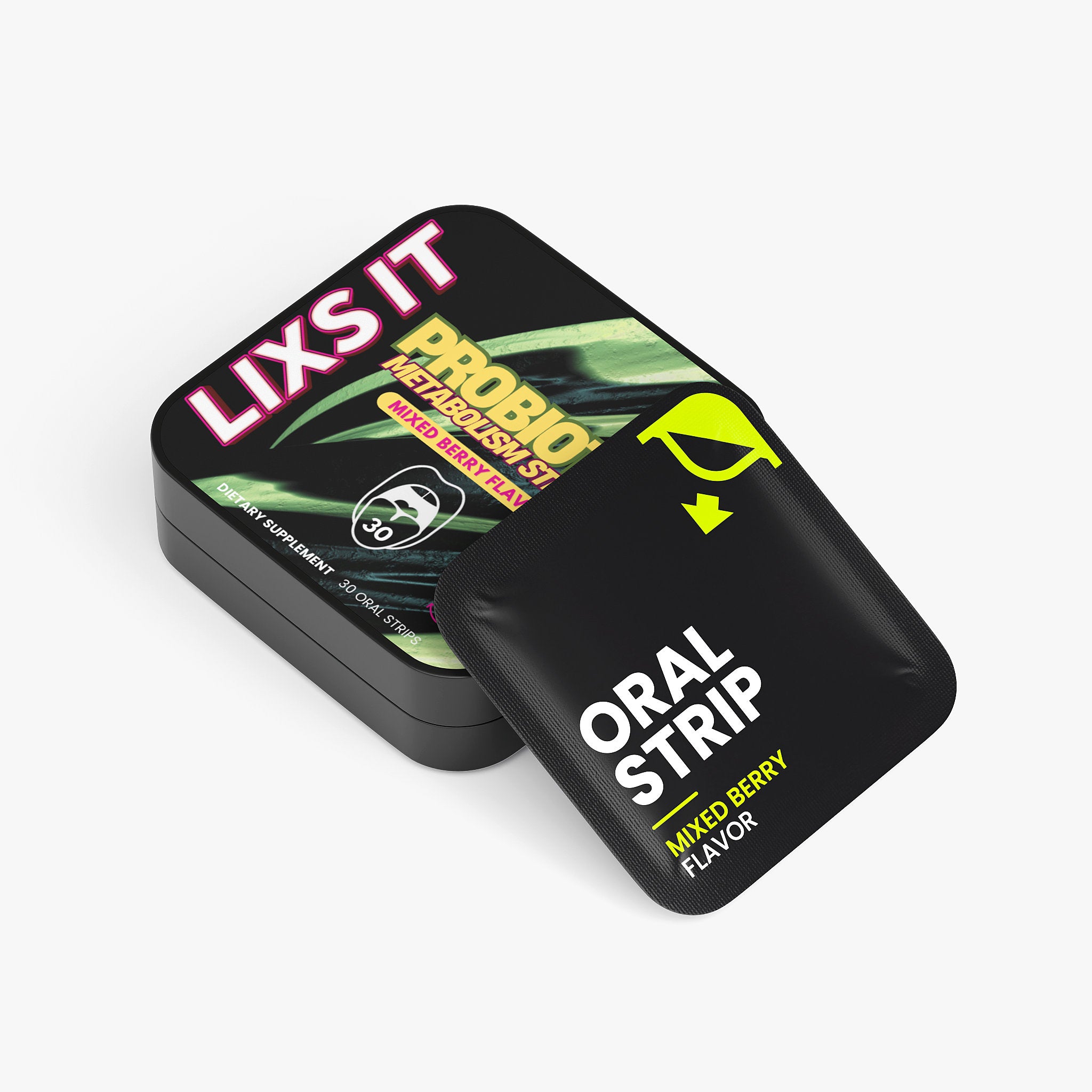LIXS IT Probiotic + Metabolism Strips - QLIFE Wellness
