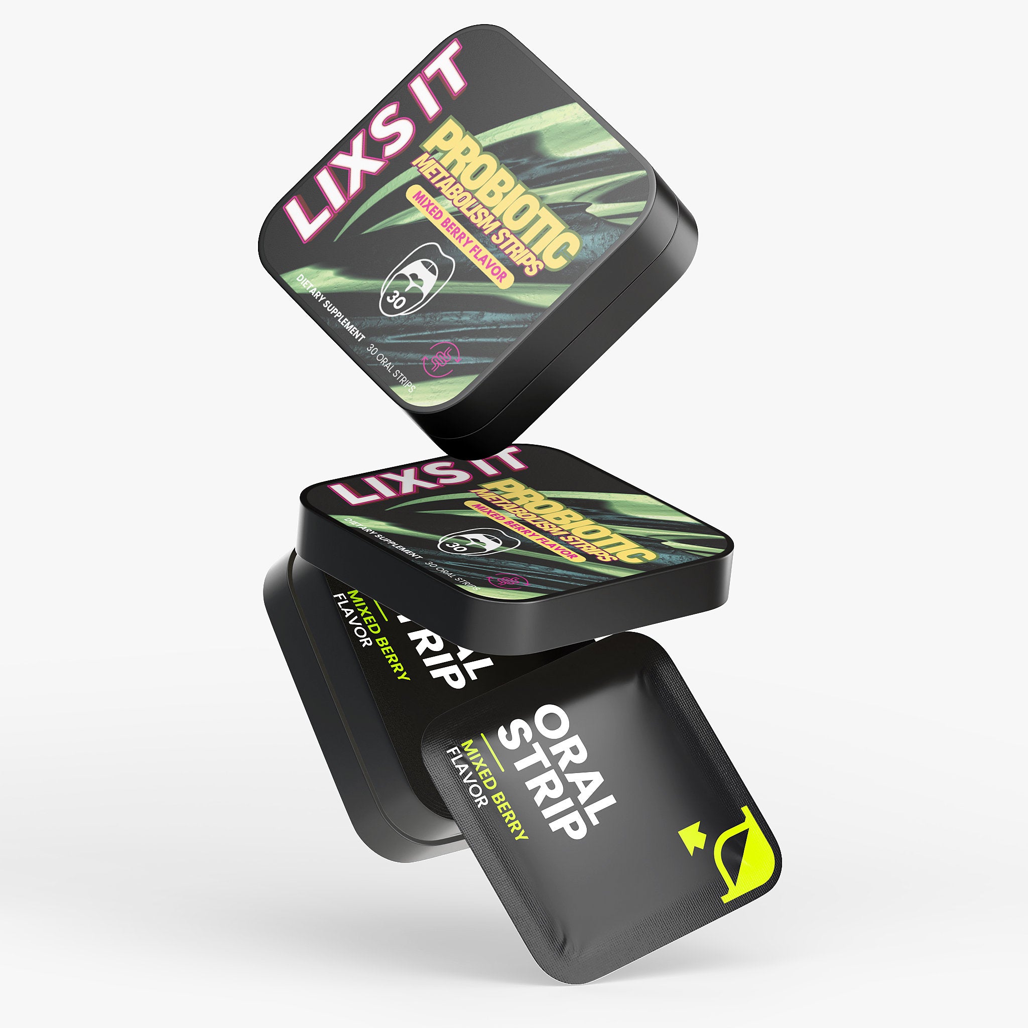 LIXS IT Probiotic + Metabolism Strips - QLIFE Wellness