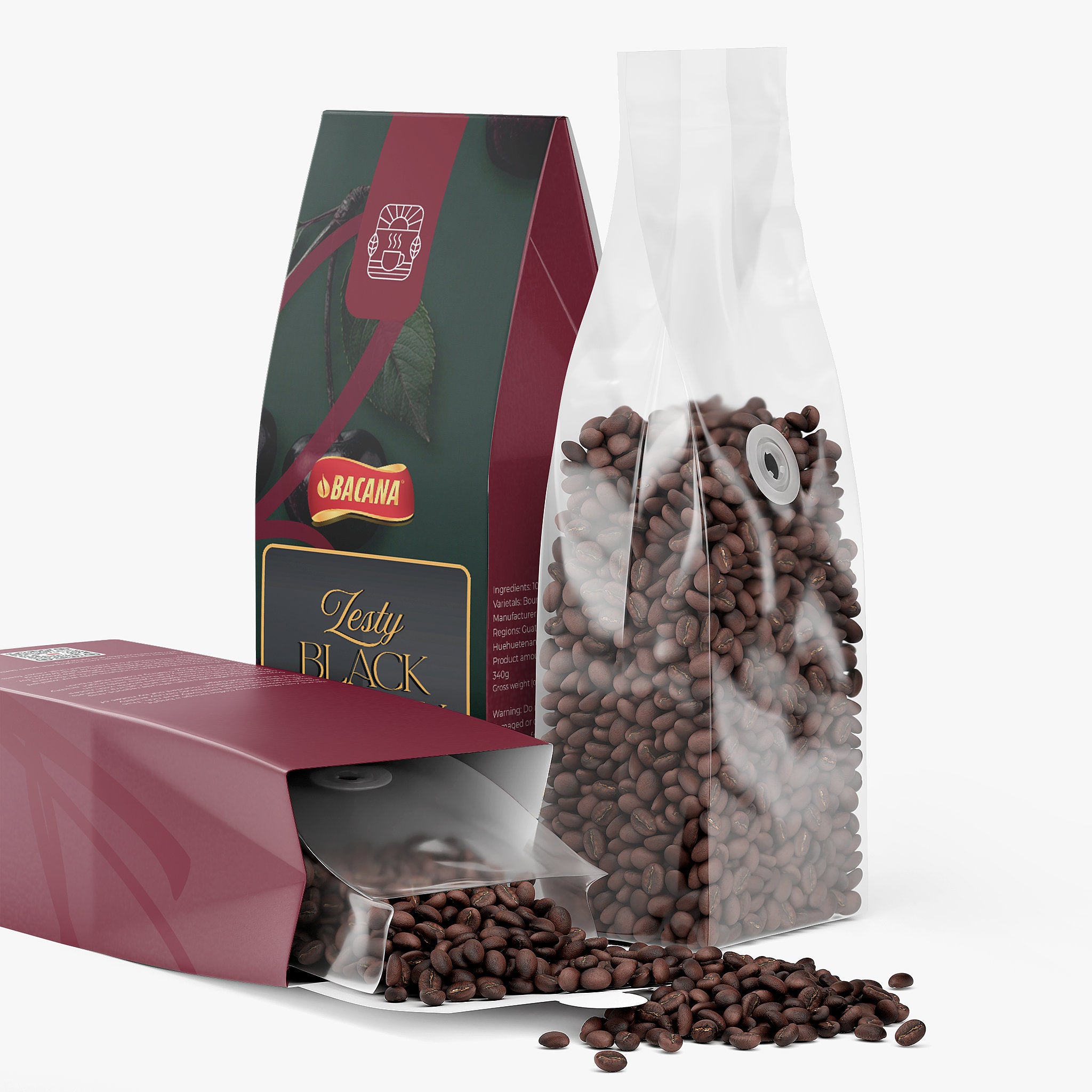 Bacana Zesty Black Cherry Coffee (Medium Roast) - QLIFE Wellness