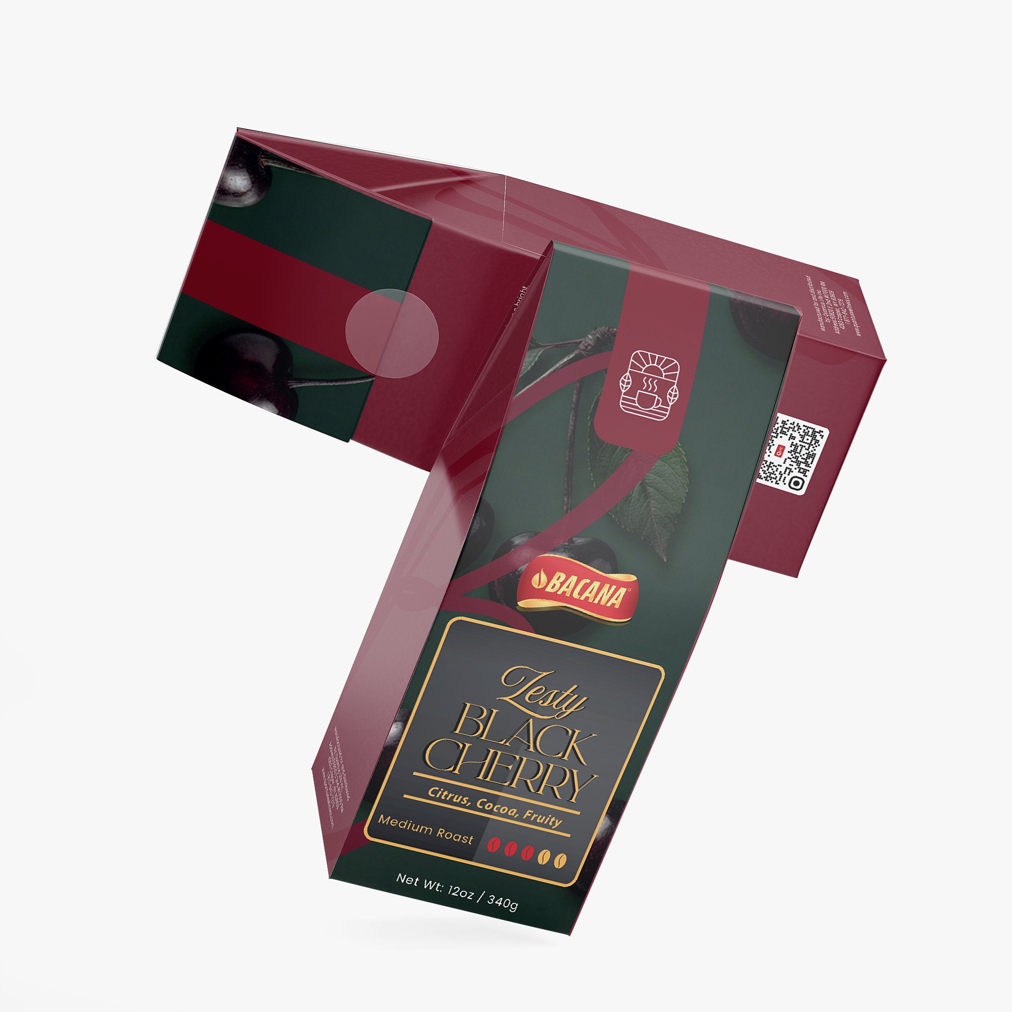 Bacana Zesty Black Cherry Coffee (Medium Roast) - QLIFE Wellness