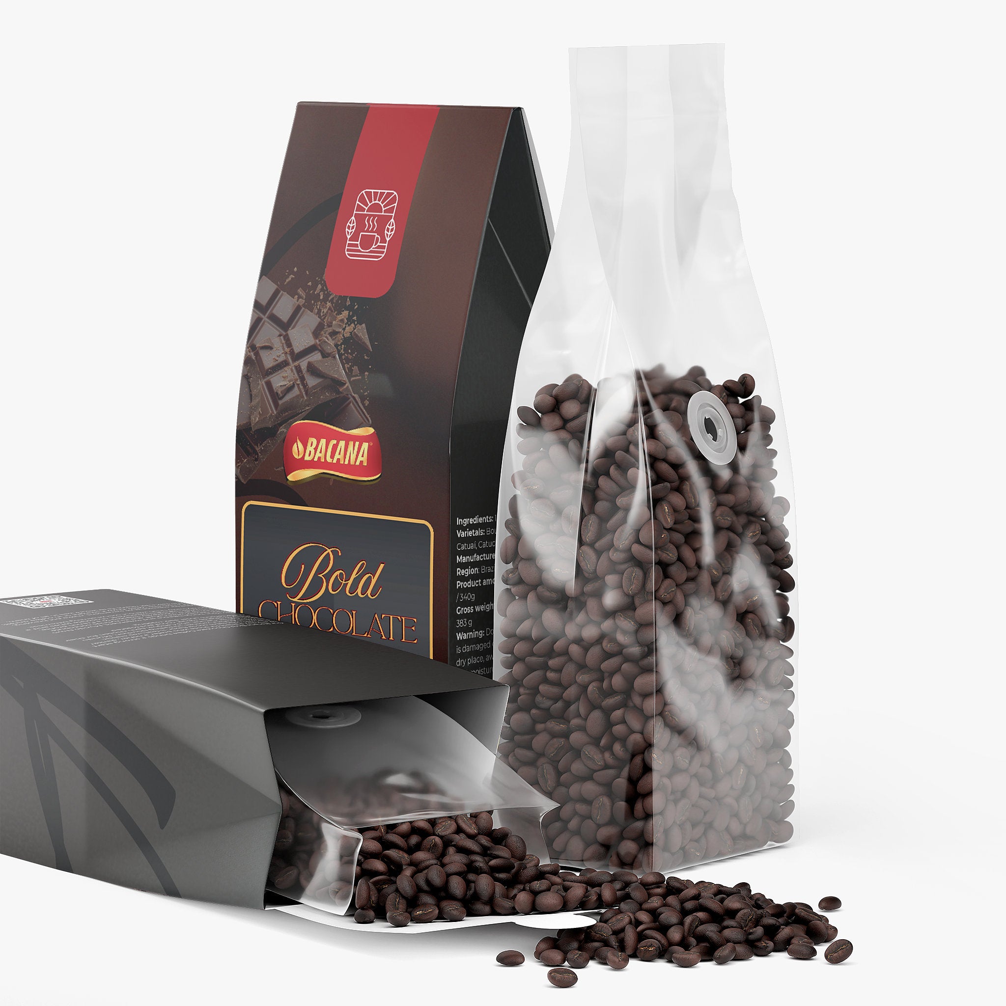 Bacana Bold Chocolate Coffee (Dark Roast) - QLIFE Wellness