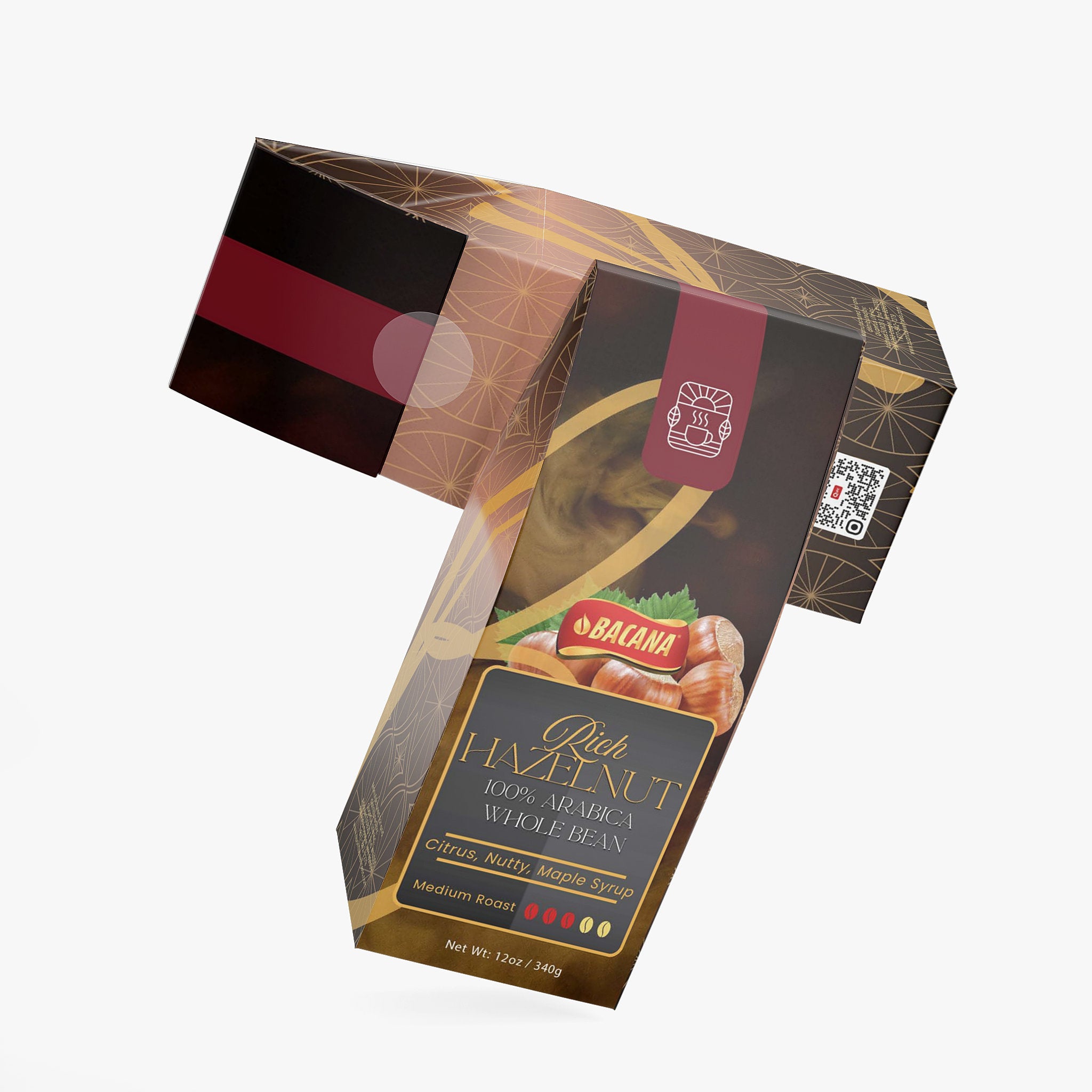 Bacana Rich Hazelnut Coffee (Medium Roast) - QLIFE Wellness