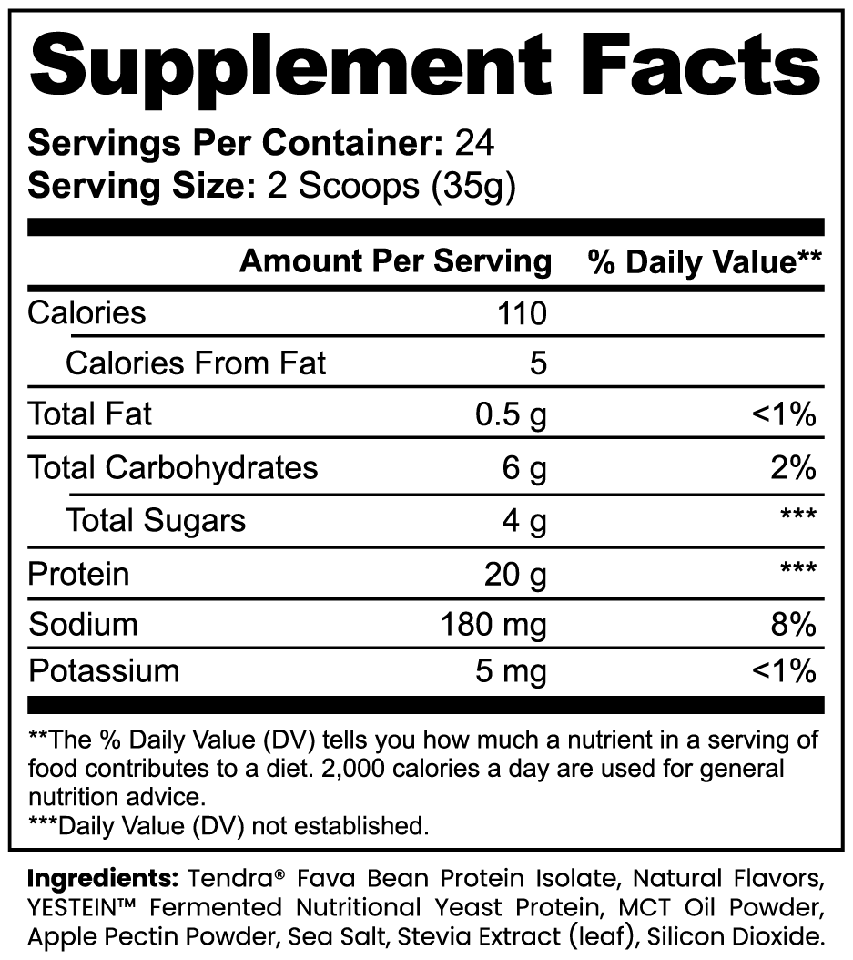 HEALTHIQ Plant Protein (Vanilla) - QLIFE Wellness