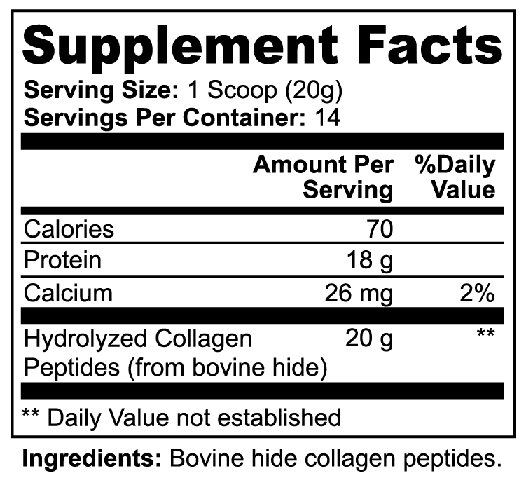 HEALTHIQ - Grass - Fed Hydrolyzed Collagen Peptides - QLIFE Wellness