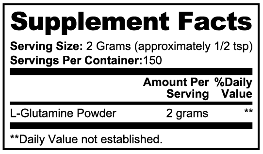 EXERTIQ - L - Glutamine Powder - QLIFE Wellness