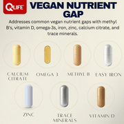 QLIFE Vegan Nutrient Gap - 30 Packs - QLIFE Wellness