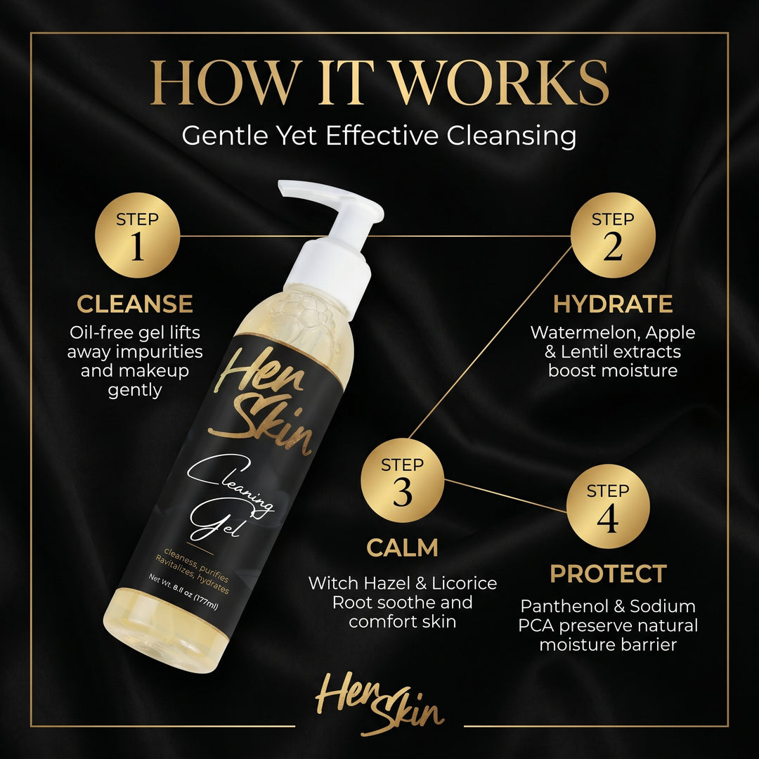 HER SKIN Gentle Cleansing Gel - QLIFE Wellness