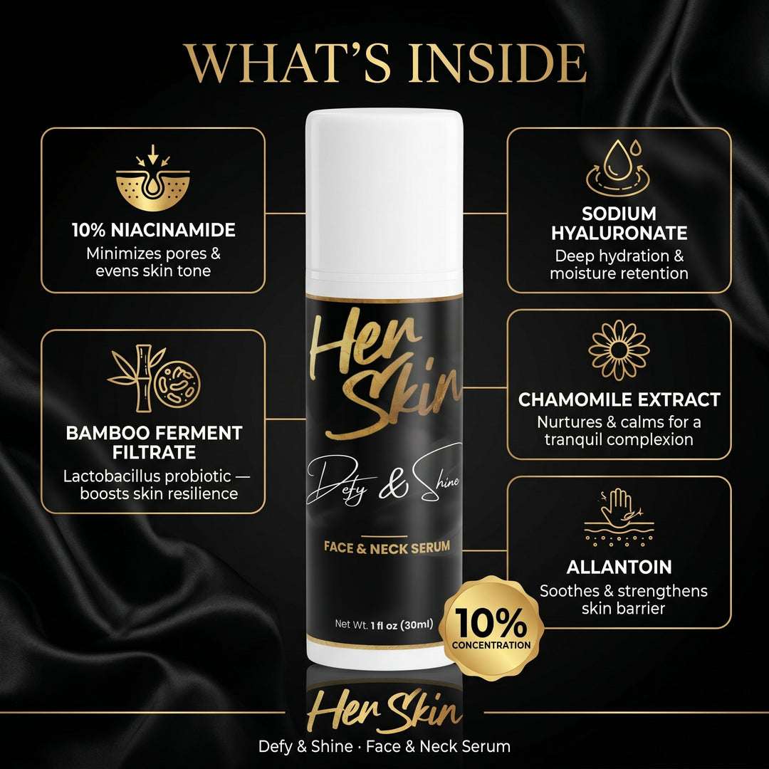HER FACE & NECK Niacinamide Serum - QLIFE Wellness