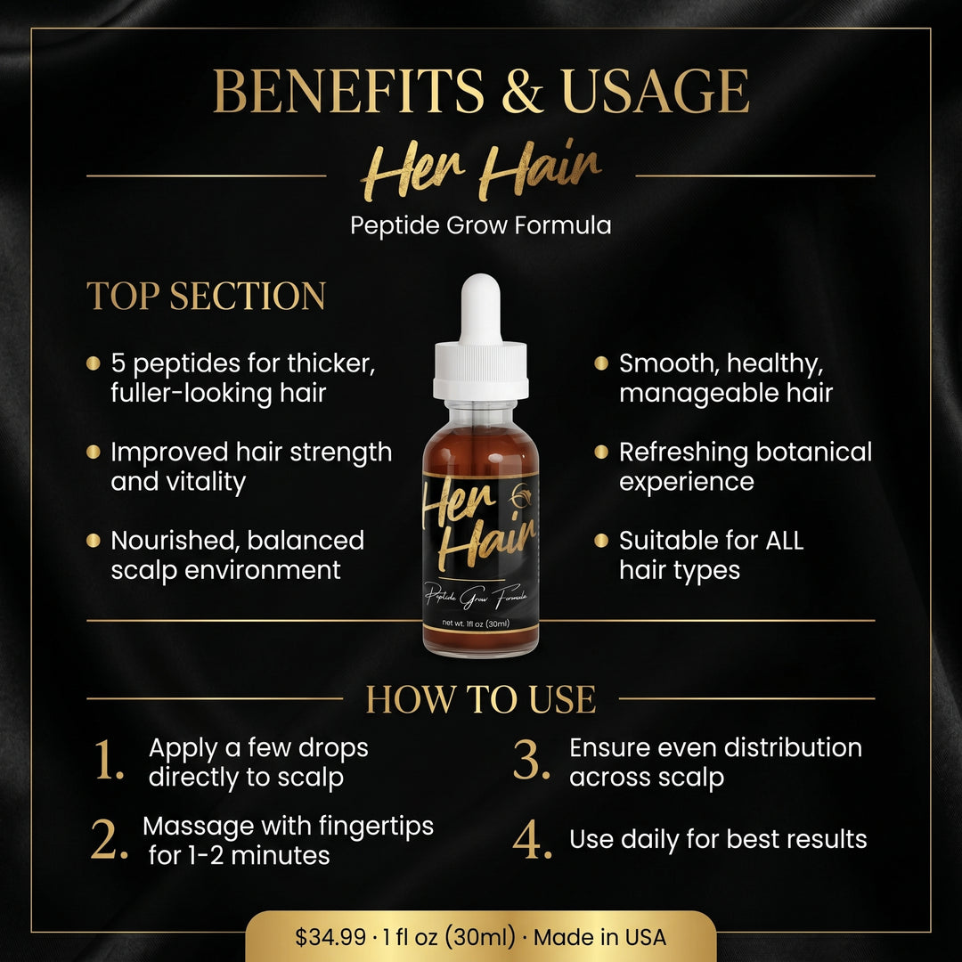 HER HAIR Peptide Grow Formula - QLIFE Wellness