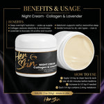 Load image into Gallery viewer, HER SKIN Night Cream Collagen &amp; Lavender - QLIFE Wellness
