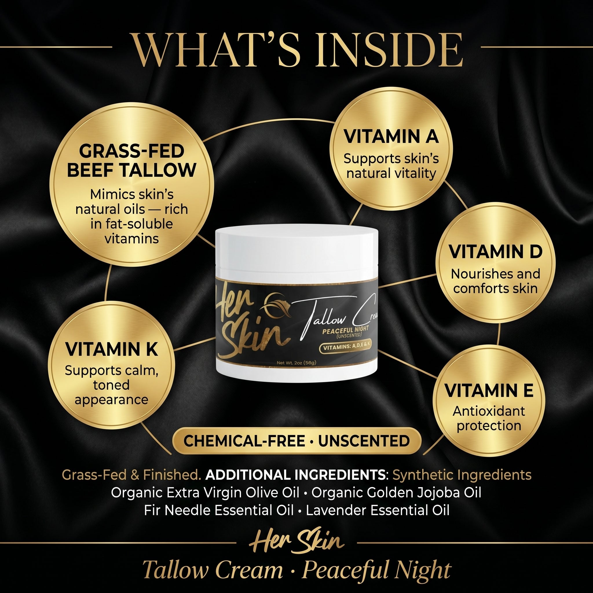 HER Skin Tallow Cream Peaceful Night - QLIFE Wellness