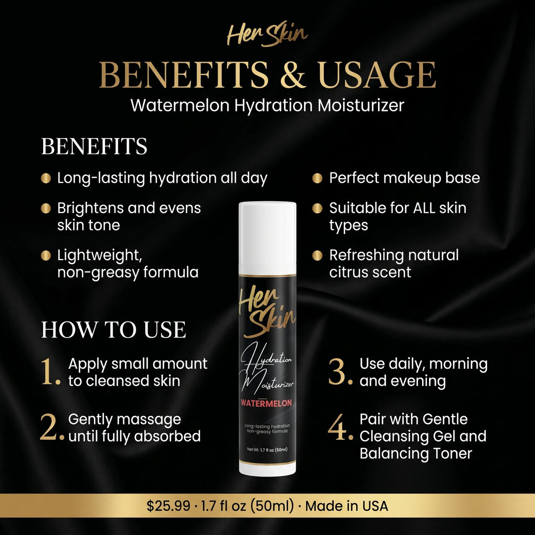 HER SKIN Watermelon Hydration Moisturizer - QLIFE Wellness