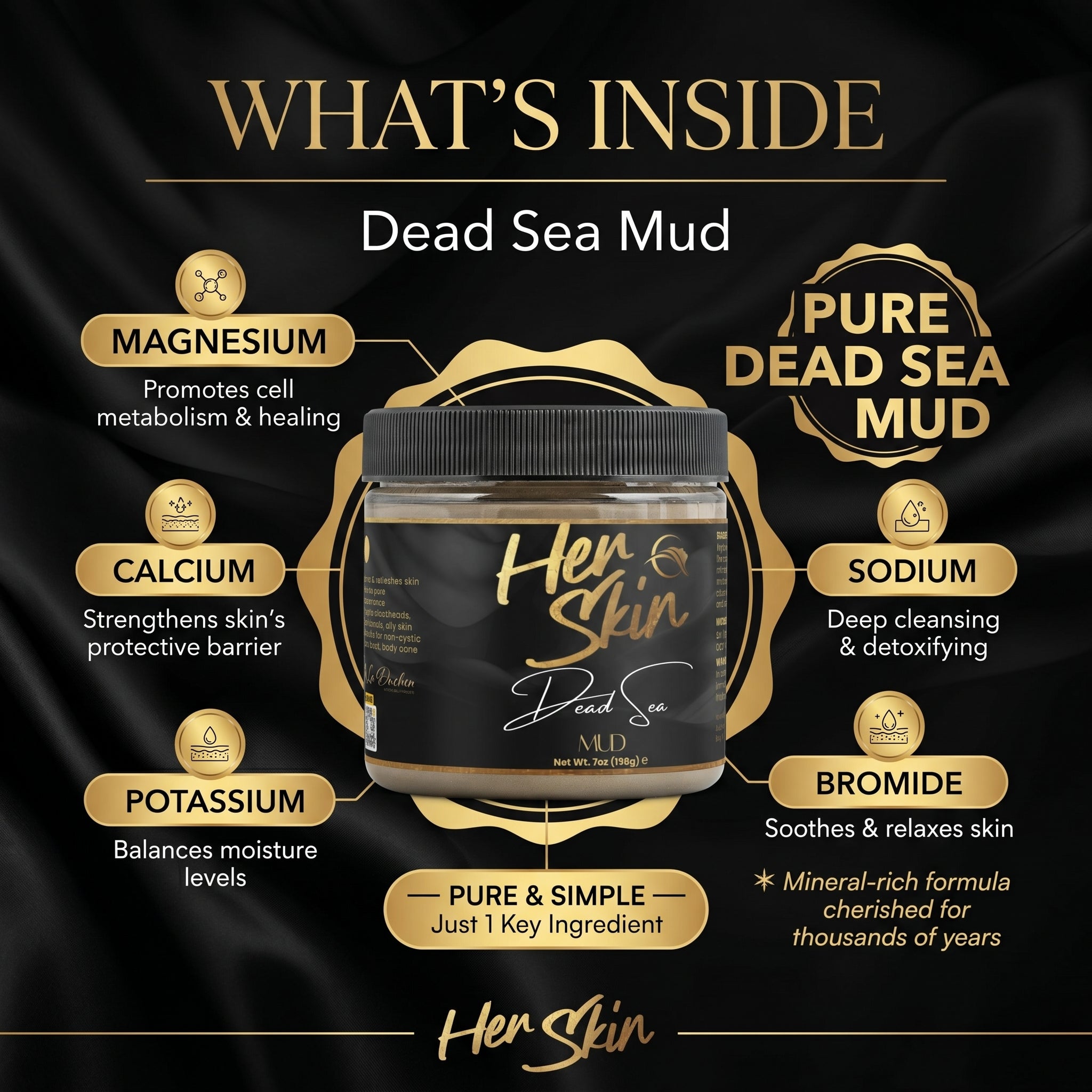 HER Skin Dead Sea Mud - QLIFE Wellness