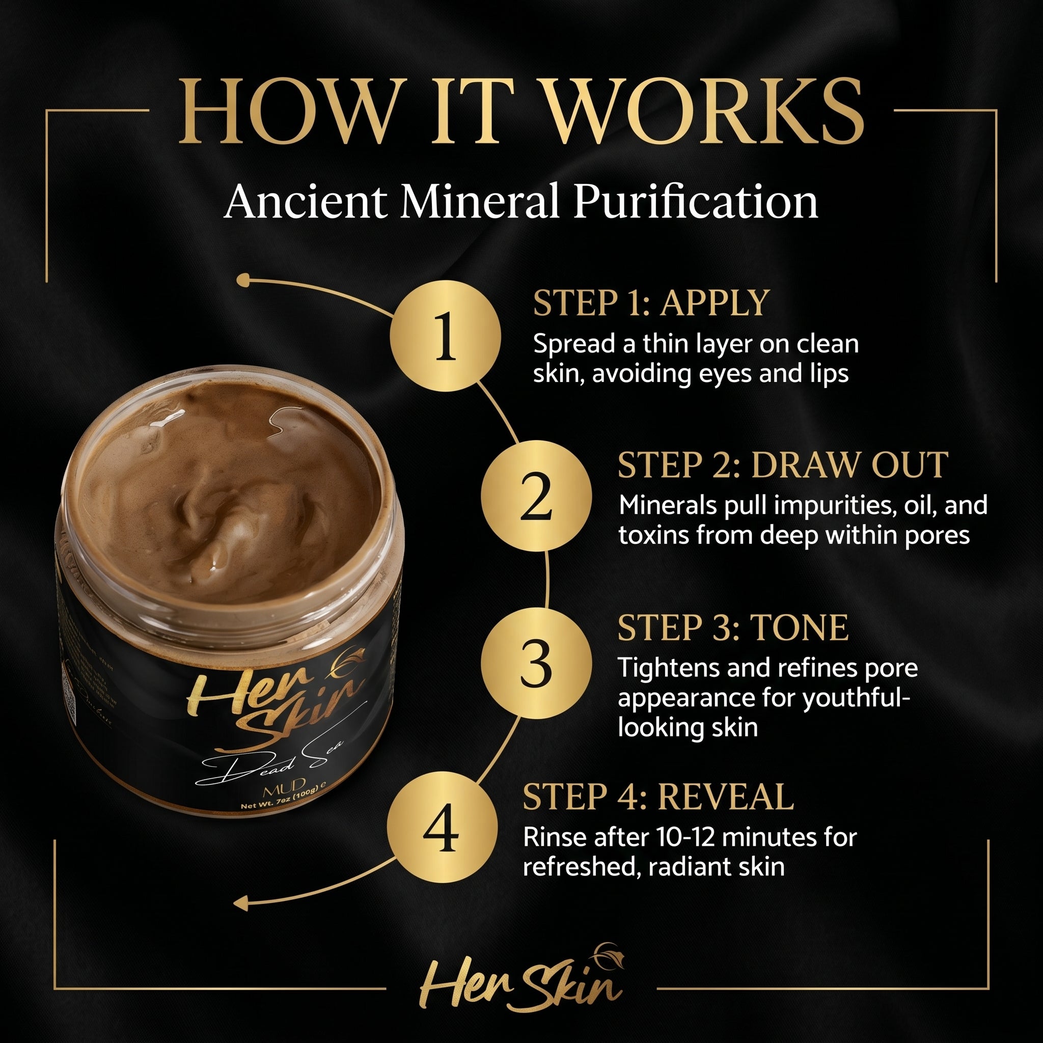 HER Skin Dead Sea Mud - QLIFE Wellness