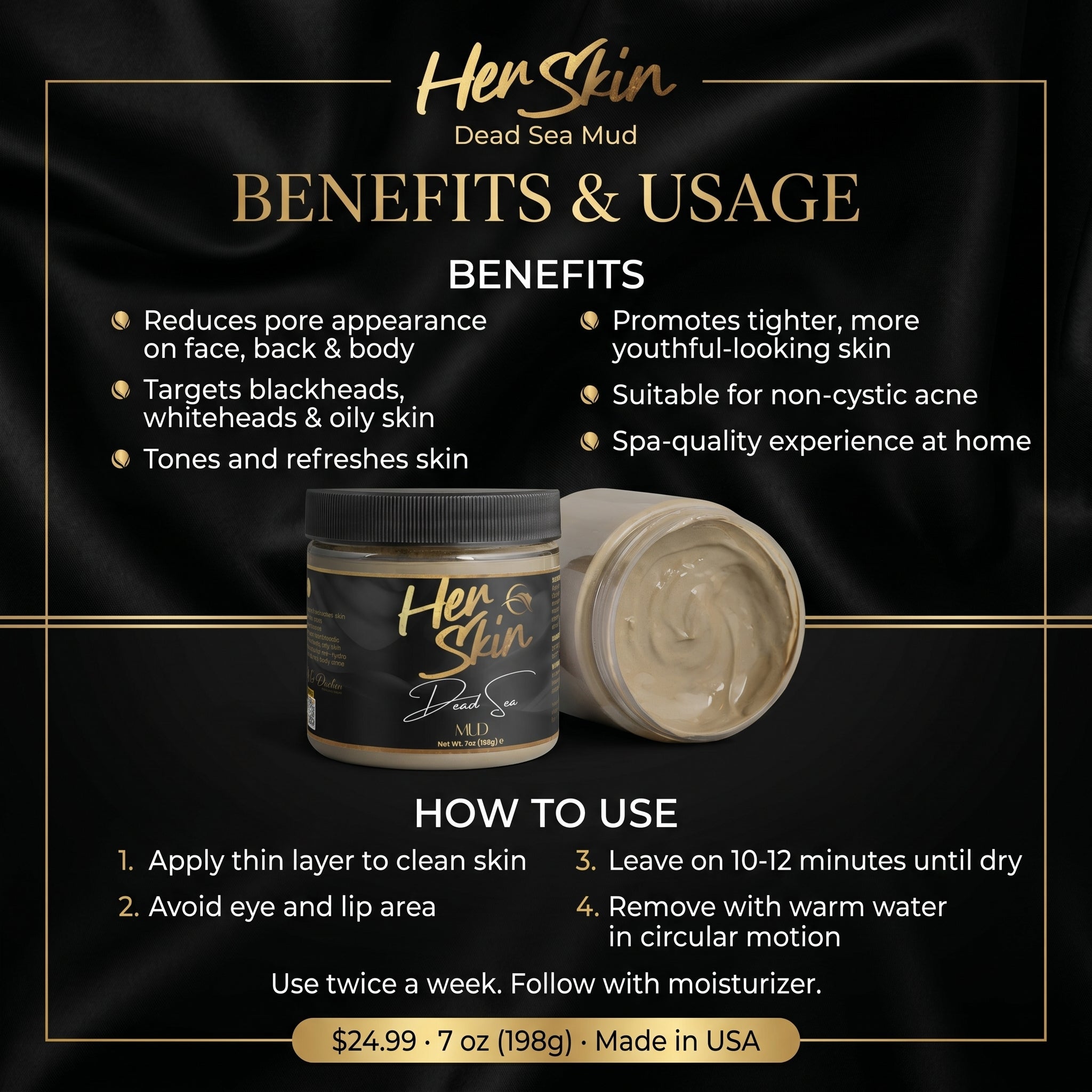 HER Skin Dead Sea Mud - QLIFE Wellness