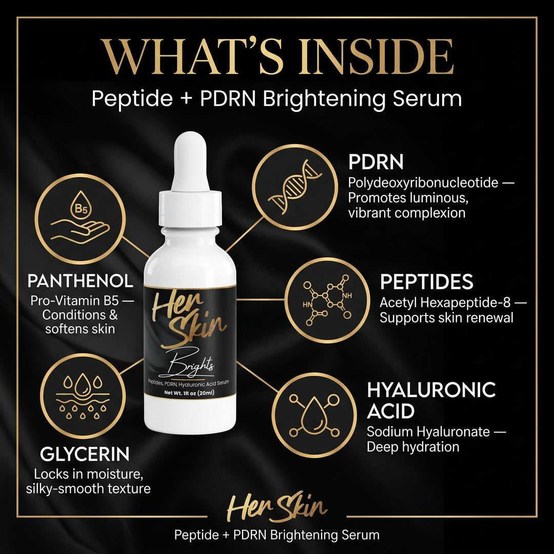 HER SKIN PEPTIDE + PDRN Brightening Serum - QLIFE Wellness