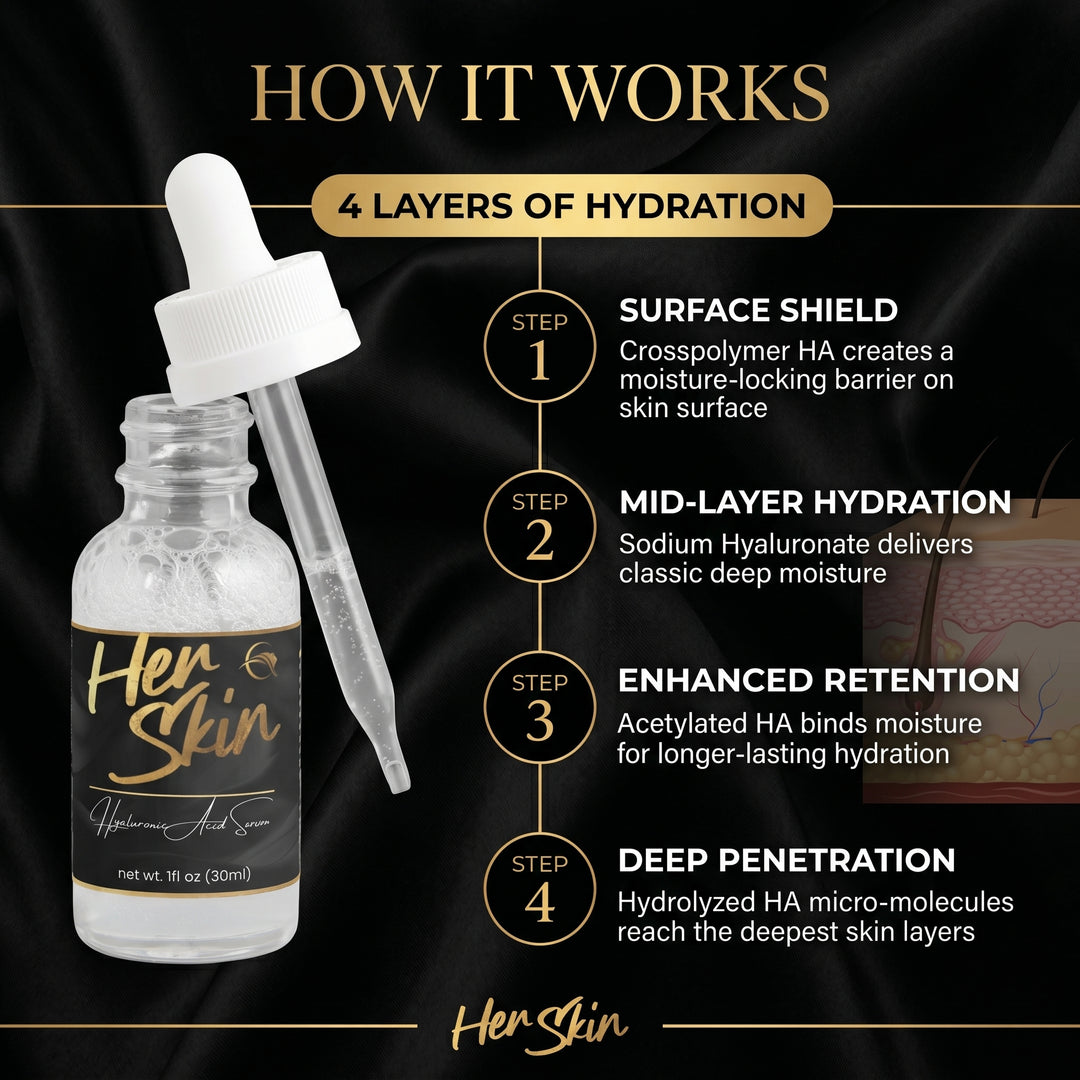 HER SKIN - Hyaluronic Acid Serum - QLIFE Wellness