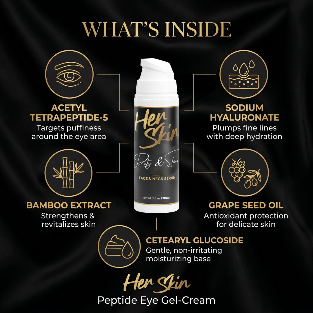 HER EYES Peptide Eye Gel - Cream - QLIFE Wellness